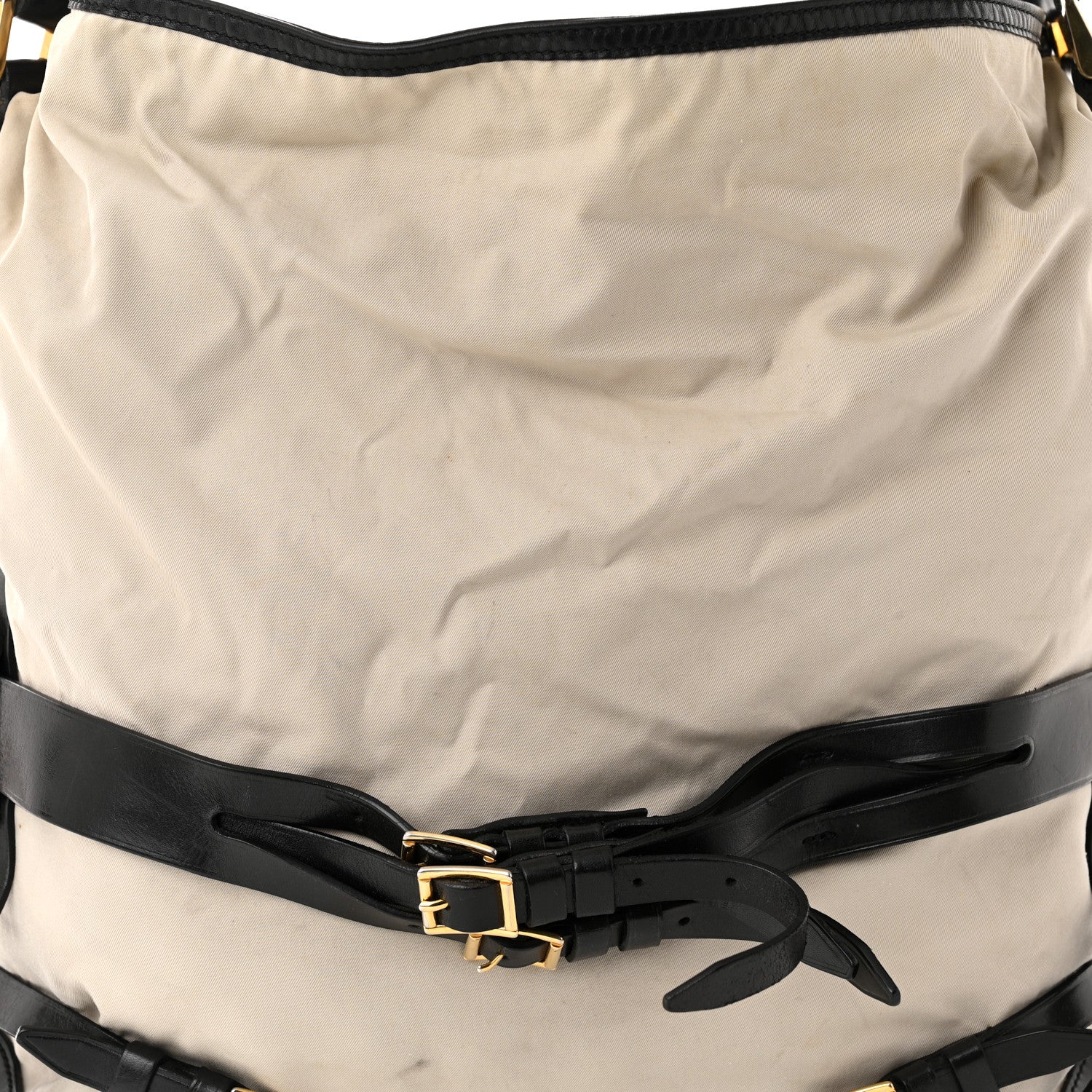 Burberry Nylon Bridle Calfskin Medium Gosford Hobo Trench 10 of 23
