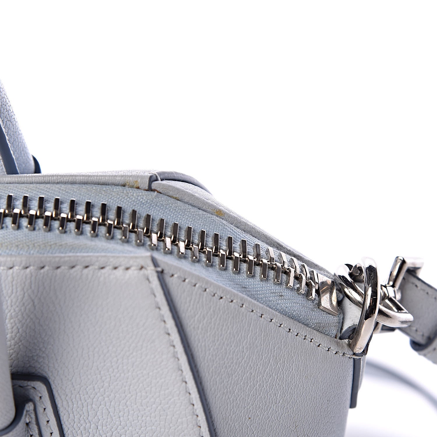 Givenchy Sugar Goatskin Mini Antigona Baby Blue 10 of 16