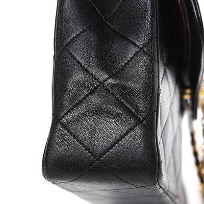 Chanel Lambskin Quilted Small Double Flap Black 19 of 20