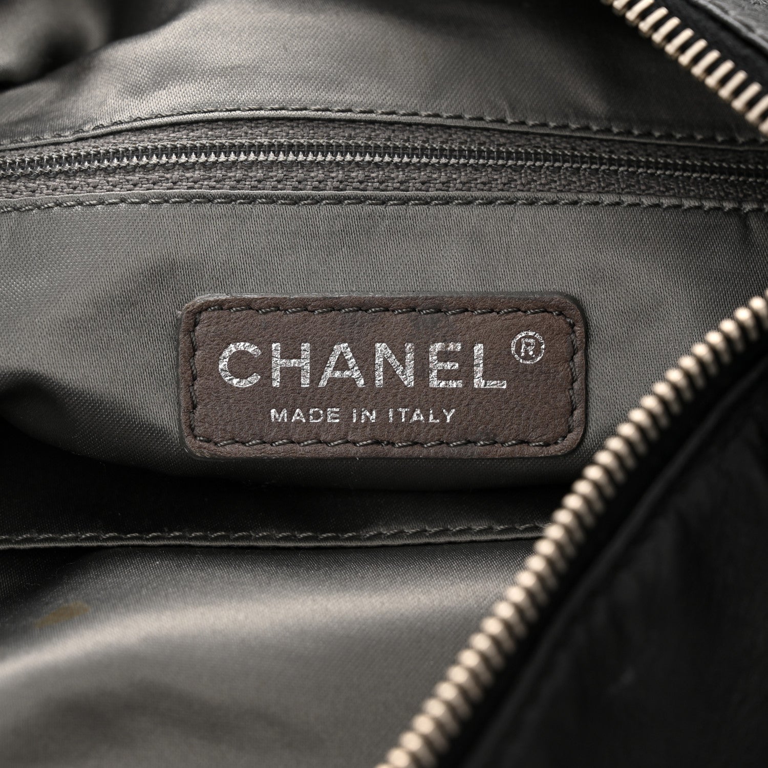Chanel Calfskin Modern Chain Rhodoid Hobo Black 6 of 10