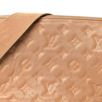 Louis Vuitton Lambskin Embossed Monogram Coussin PM Camel 7 of 9