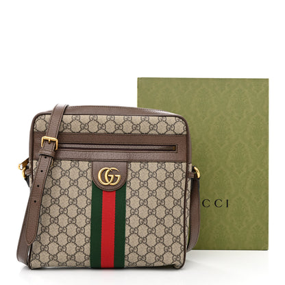 Gucci GG Supreme Monogram Web Medium Ophidia Messenger Bag Brown 11 of 11