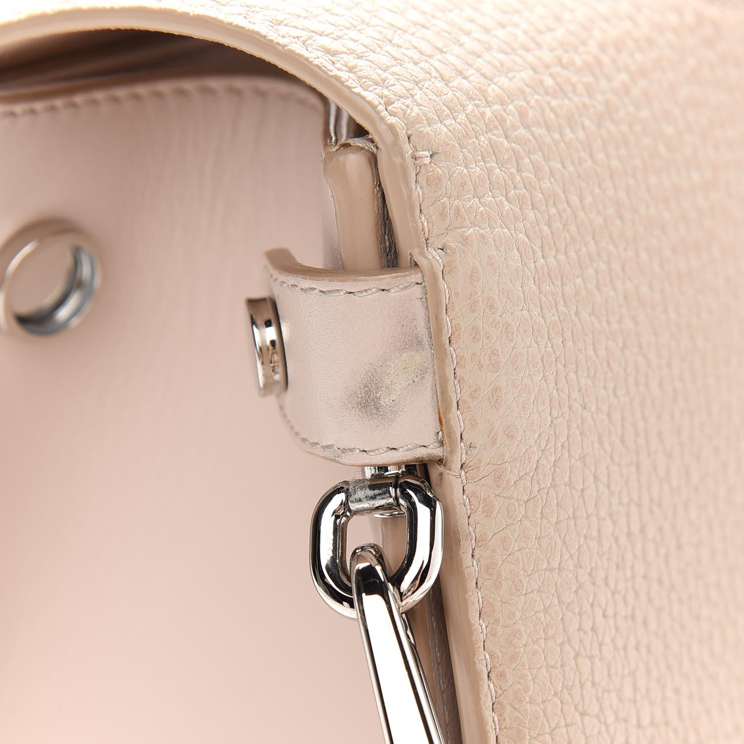 Christian Dior Grained Calfskin Medium Diorever Flap Tapioca 8 of 9