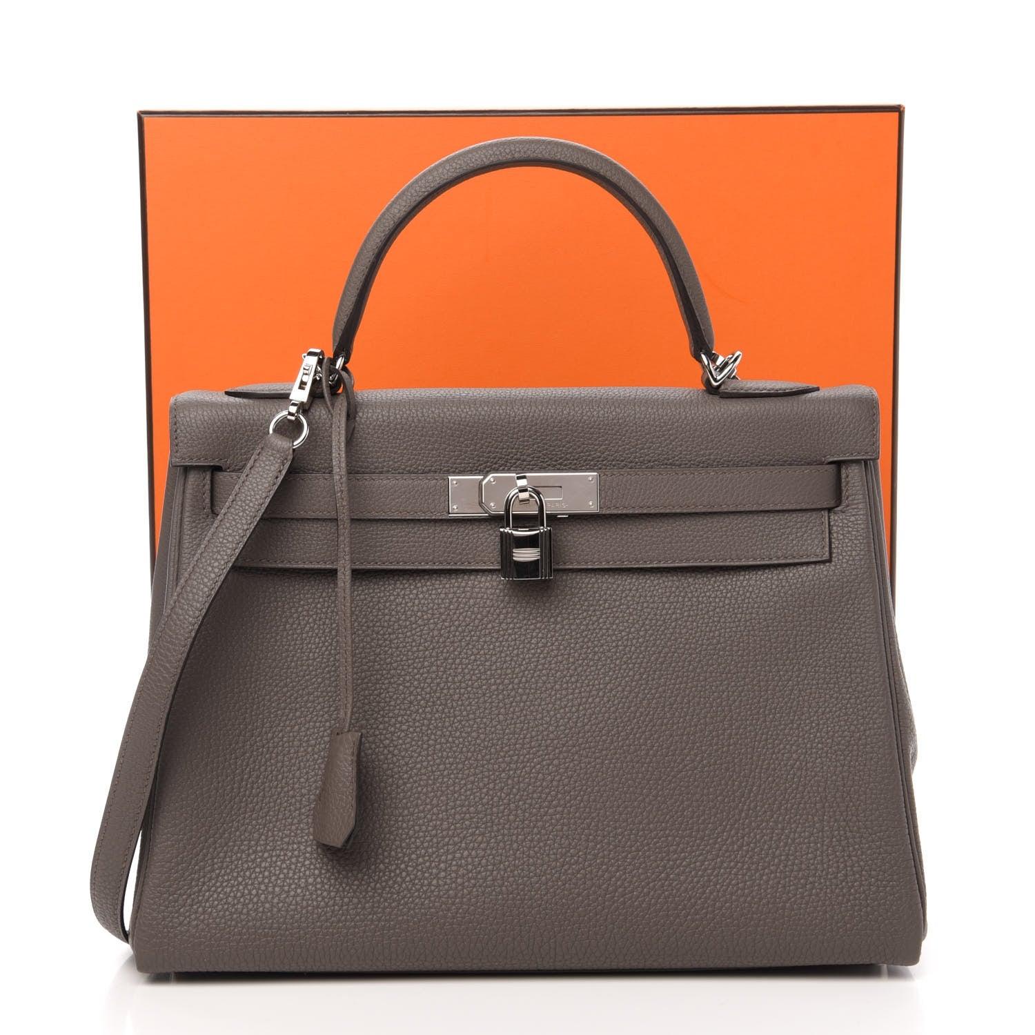Hermes Togo Kelly Retourne 32 Etain 13 of 13