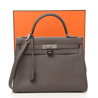 Hermes Togo Kelly Retourne 32 Etain 13 of 13