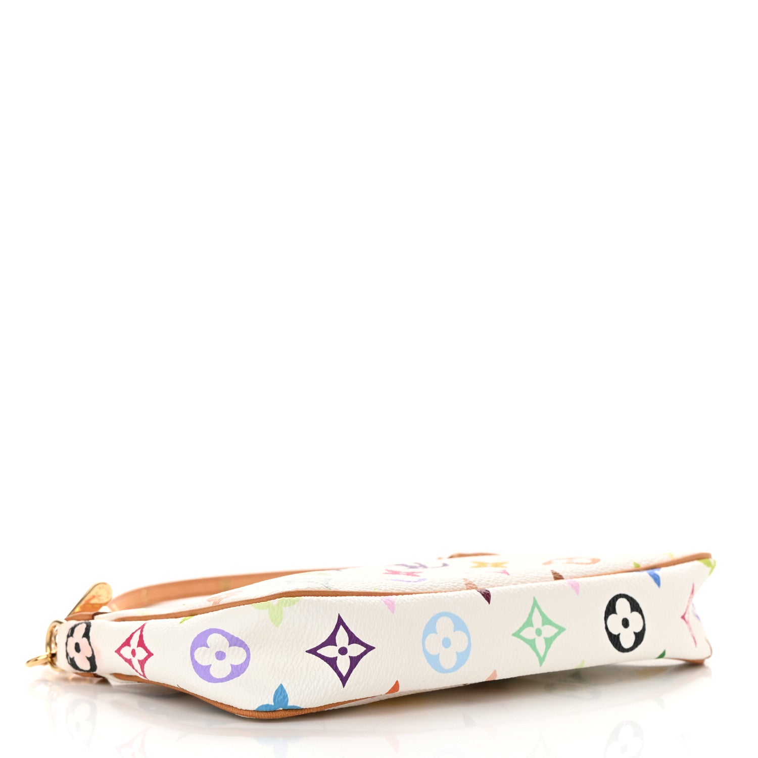 Louis Vuitton Monogram Multicolor Pochette Accessories White 4 of 12