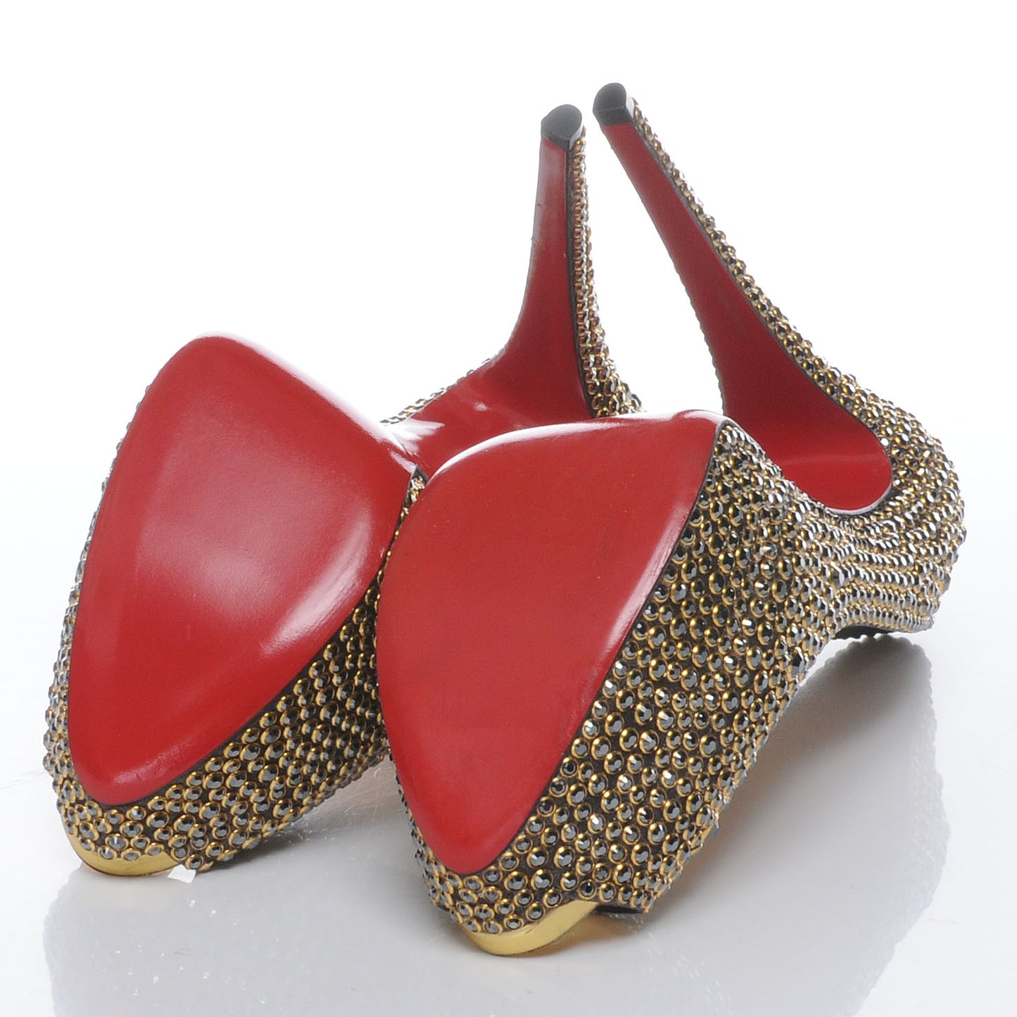 Strass Lady Peep 150 Pumps 41