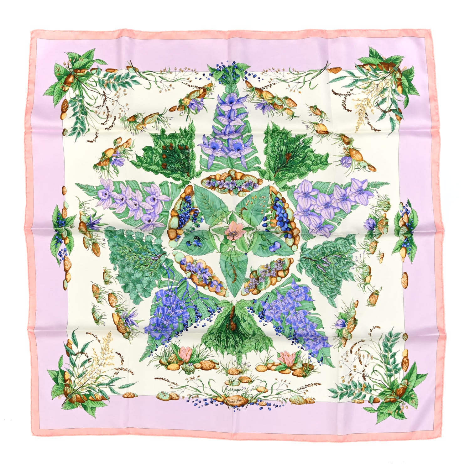 Hermes Silk Pythagore Scarf 90 1 of 5