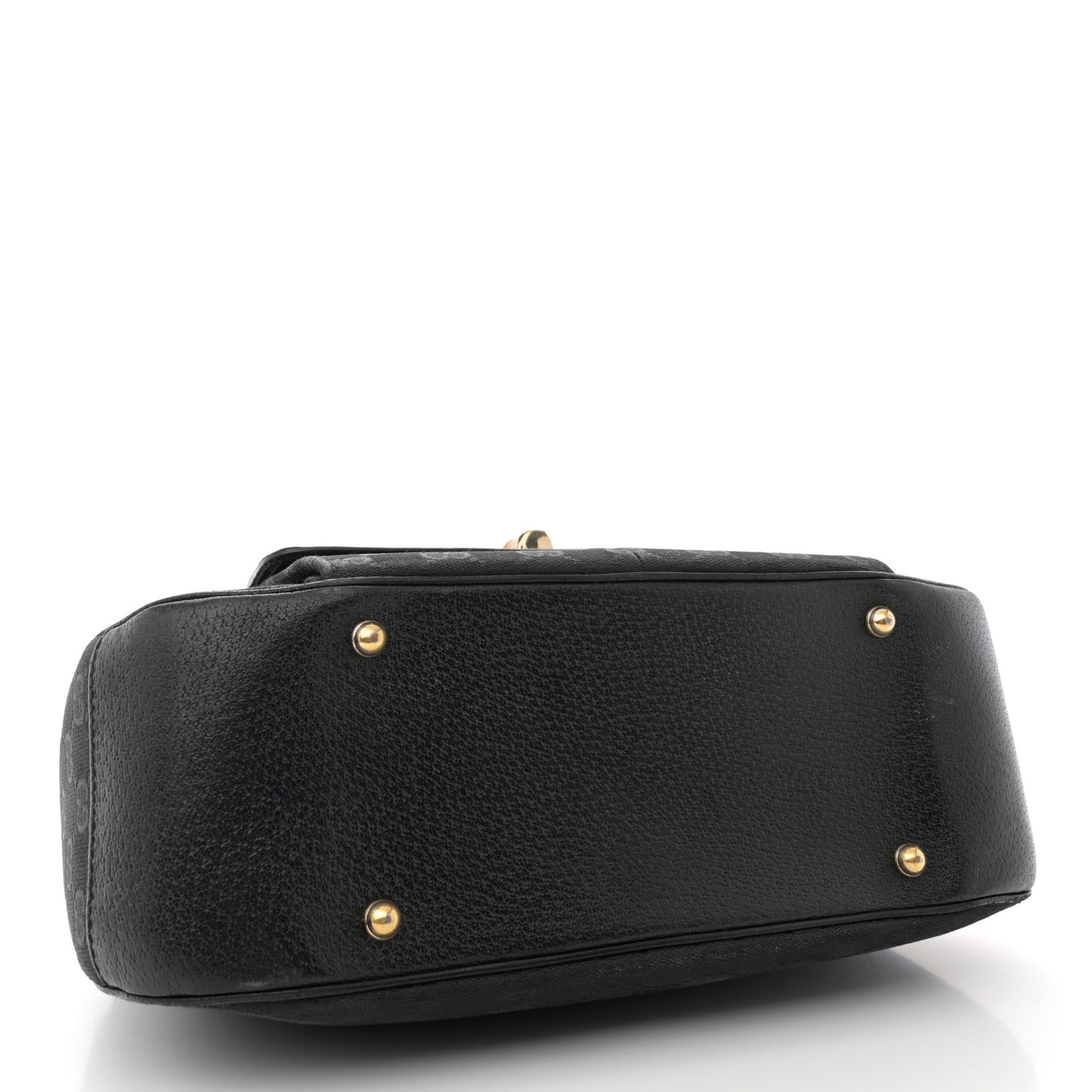 Monogram Bamboo Medium Top Handle Bag Black