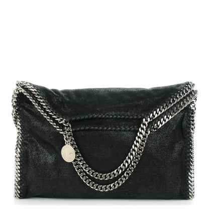 Stella McCartney Shaggy Deer Falabella Fold Over Tote Black 1 of 8