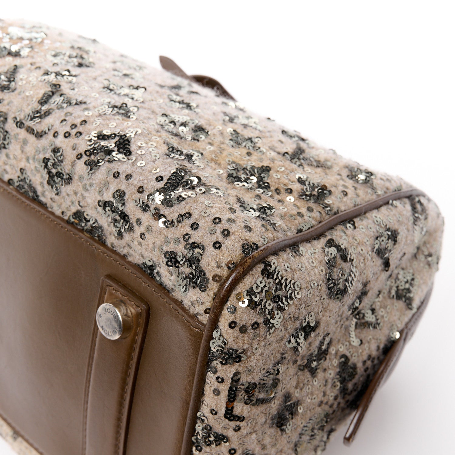 Louis Vuitton Sequin Monogram Sunshine Express Speedy Kaki 15 of 17