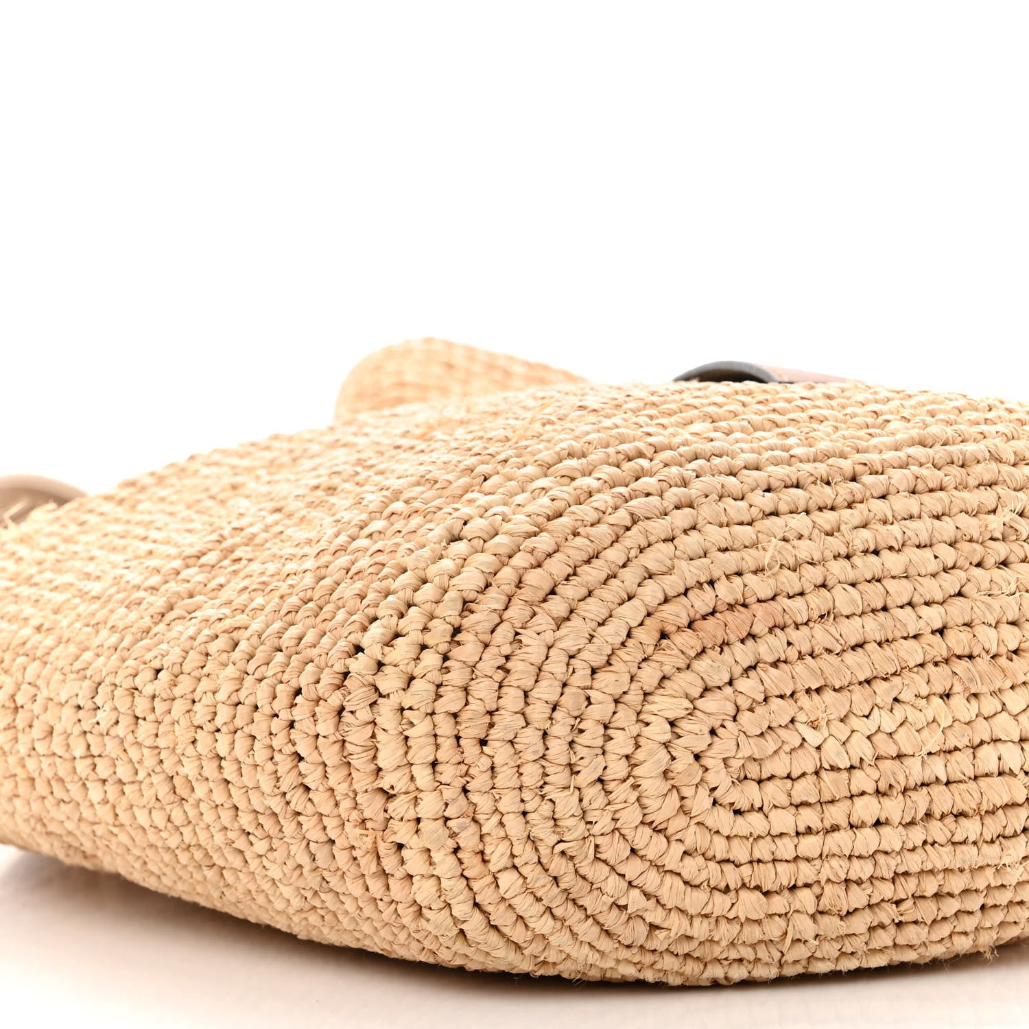 Loewe Raffia Mini Slit Tote Bag Natural Tan 8 of 11