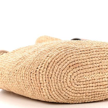Loewe Raffia Mini Slit Tote Bag Natural Tan 8 of 11