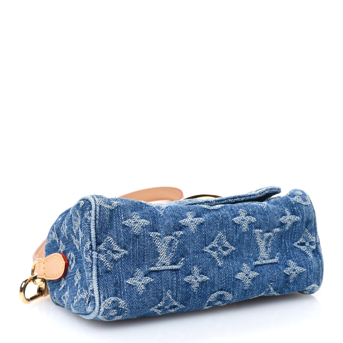 Monogram Denim Nano Speedy Blue