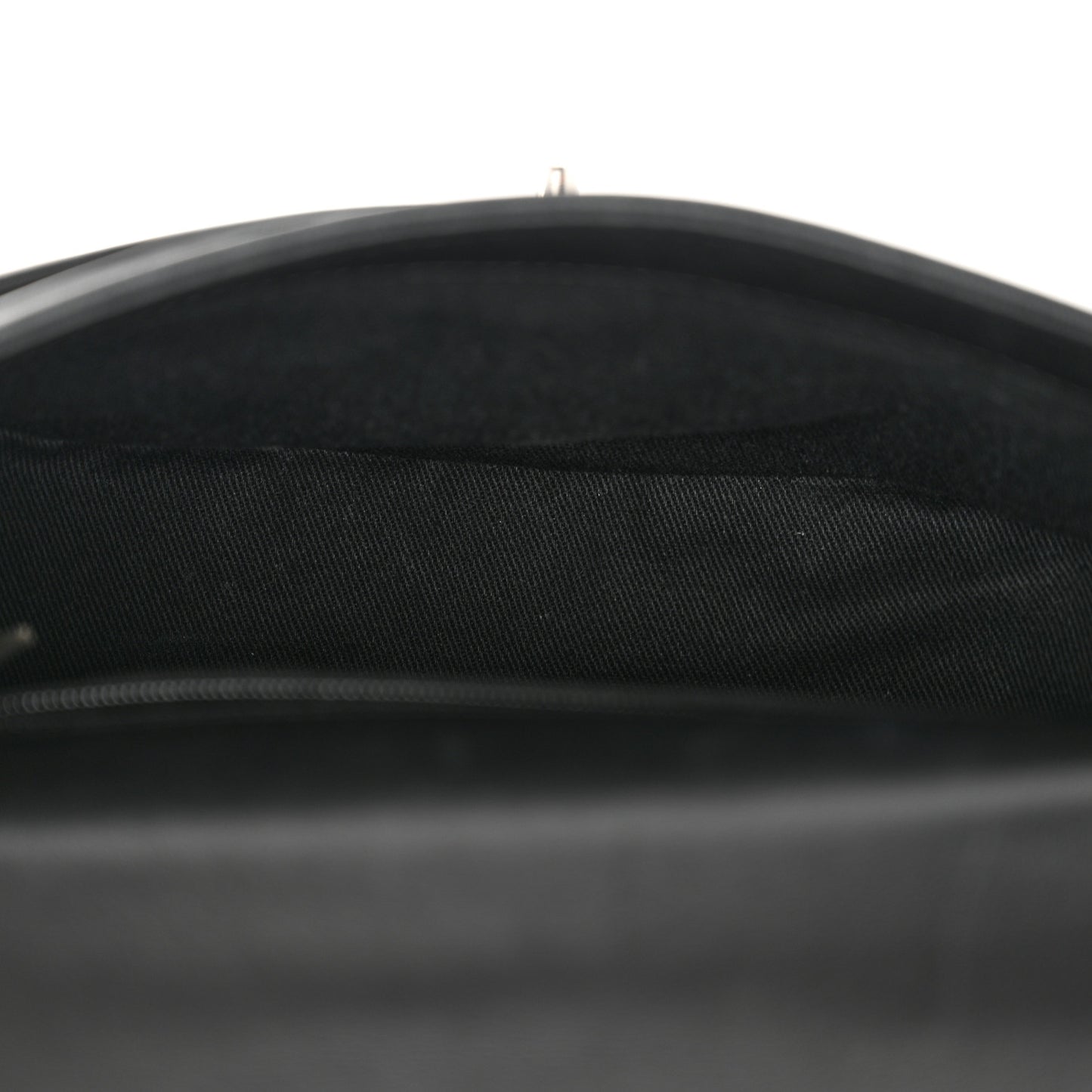 Lambskin Quilted Small Studded Bubble Flap Black