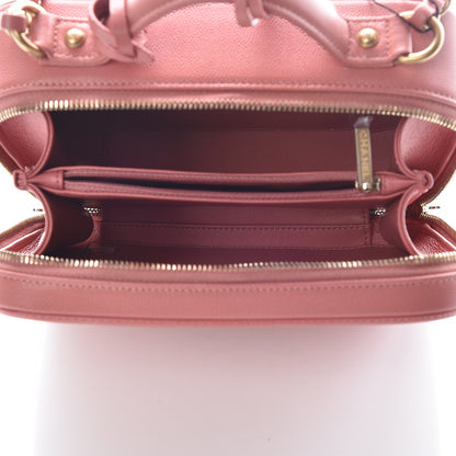 Chanel Caviar Quilted Medium CC Filigree Vanity Case Pink 5 of 10