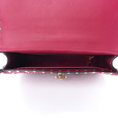 Valentino Garavani Nappa Medium Rockstud Spike Shoulder Bag Camelia 5 of 9
