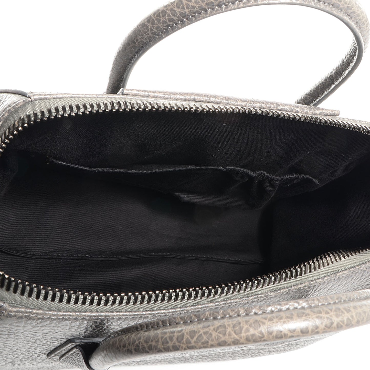 Pebbled Calfskin Medium Antigona Grey