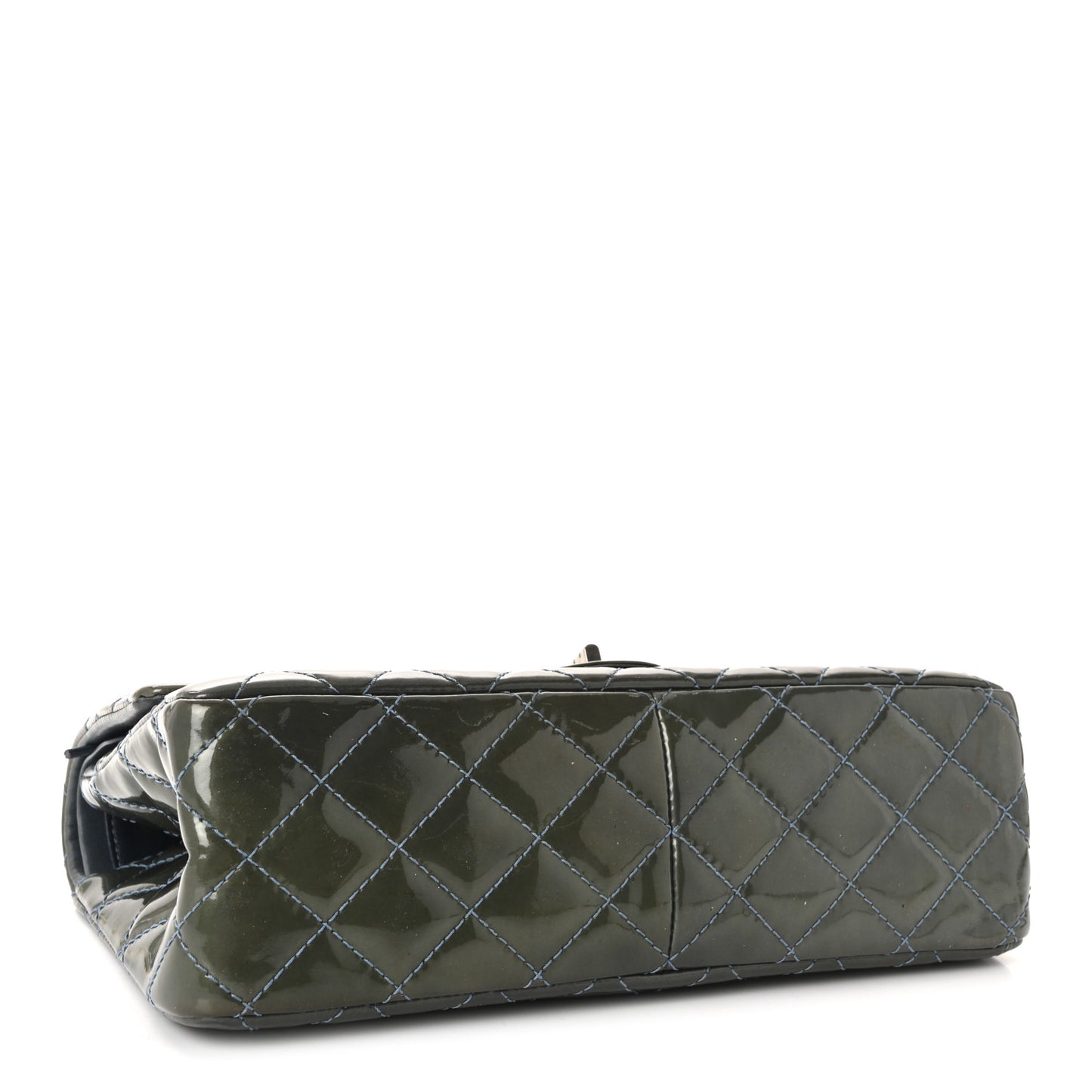 Patent Quilted 2.55 Reissue 226 Flap Blue