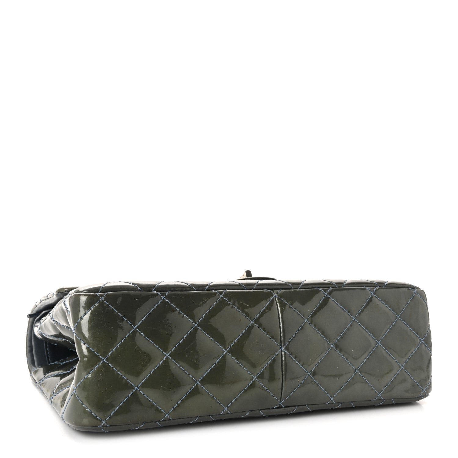 Chanel Patent Quilted 2.55 Reissue 226 Flap Blue 4 of 10