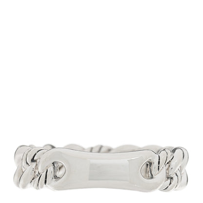 David Yurman Sterling Silver Narrow Belmont Curb Link Ring 53 6.25 3 of 4