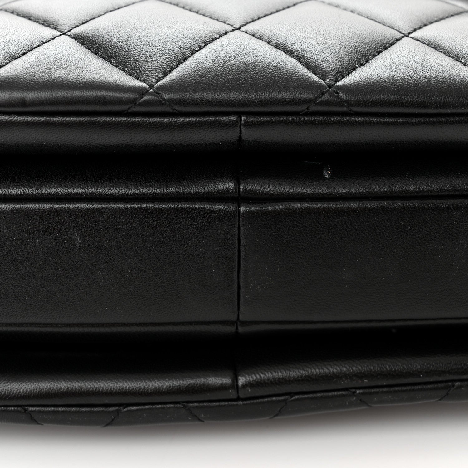 Chanel Lambskin Quilted Small Trendy CC Dual Handle Flap Bag Black 11 of 12
