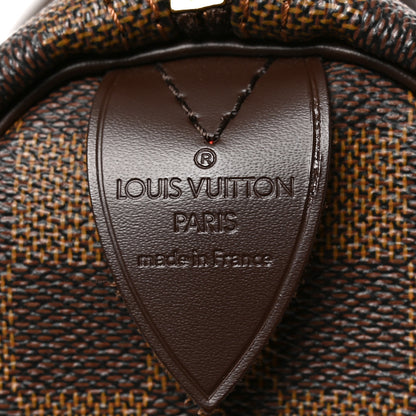 Louis Vuitton Damier Ebene Speedy 30 6 of 9