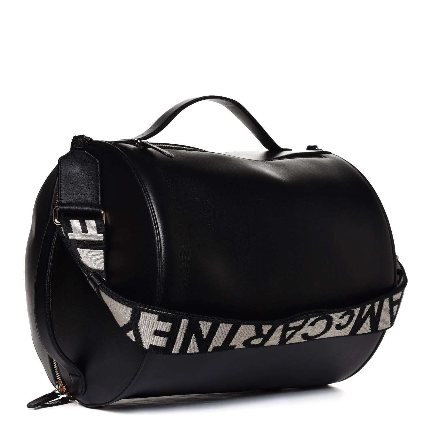 Stella McCartney Eco Alter Nappa Perforated Logo Mini Bag Black 2 of 4