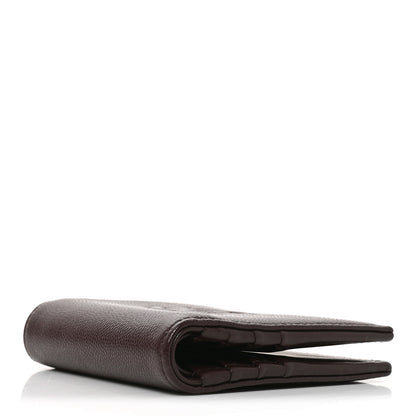 Chanel Caviar Mens Timeless CC Bi-Fold Wallet Burgundy 4 of 8