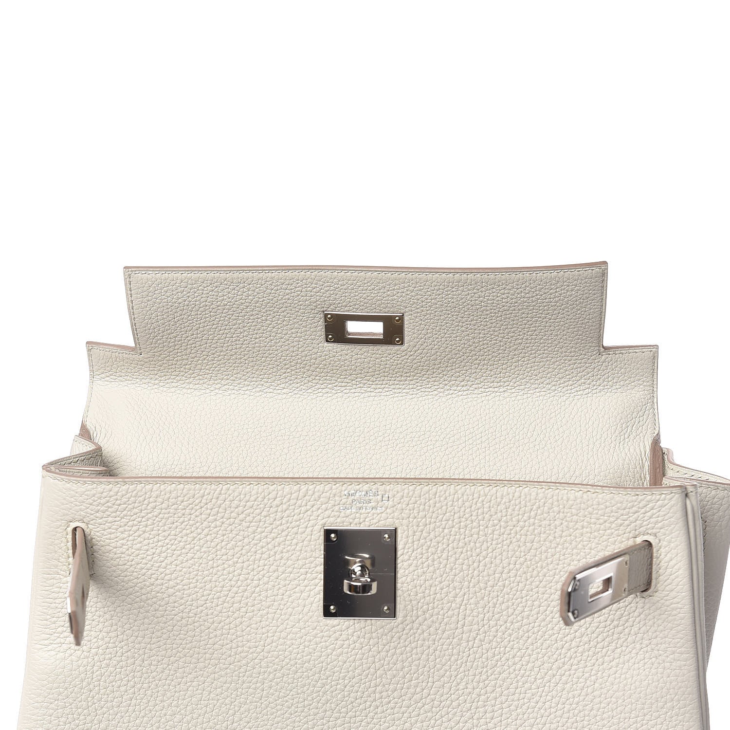 Hermes Matte Alligator Togo Kelly Retourne 28 Beton 32 of 41