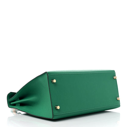 Hermes Epsom Kelly Sellier 28 Vert Jade 4 of 10