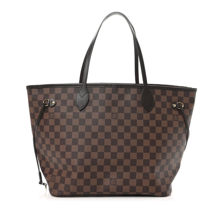 Louis Vuitton Damier Ebene Neo Neverfull MM Rose Ballerine 1 of 10