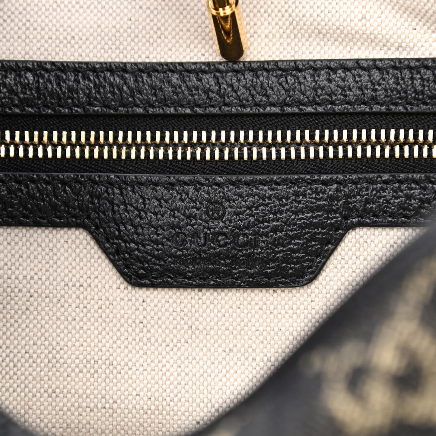 Jacquard Denim GG Monogram Small Jackie 1961 Hobo Black Ivory