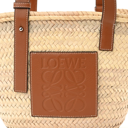Loewe Raffia Basket Tote Bag Natural Tan 7 of 9