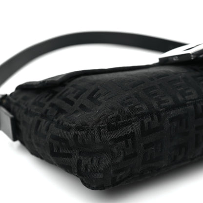 Fendi Zucchino Baguette Black 10 of 11