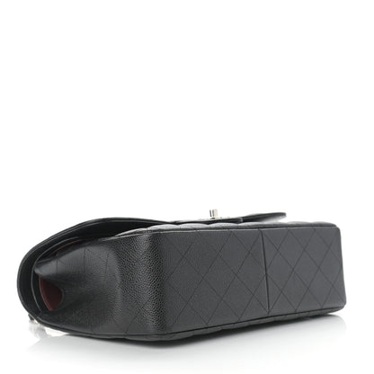 Chanel Caviar Quilted Jumbo Double Flap Black 4 of 9
