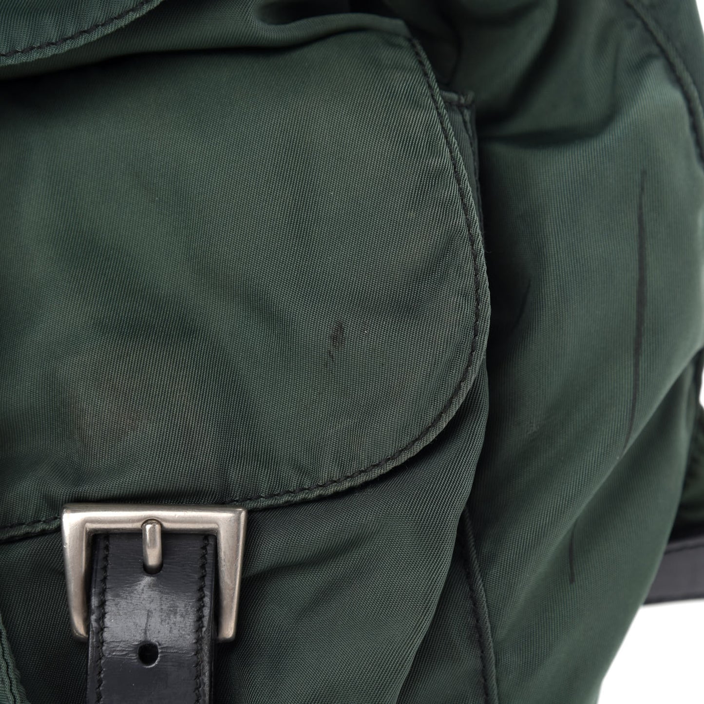 Nylon Vela Large Backpack Green