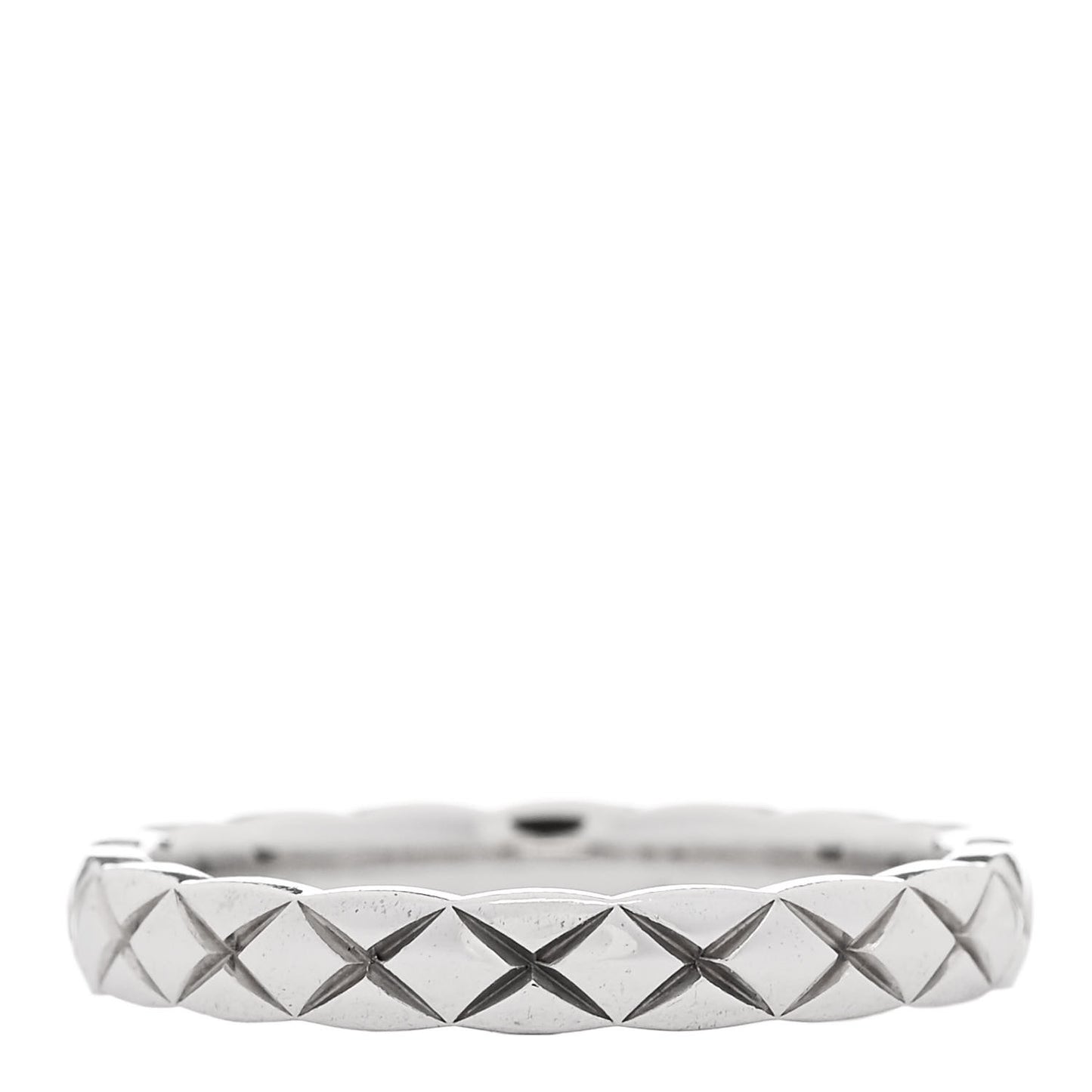 Platinum Diamond Mini Coco Crush Ring 49 4.75