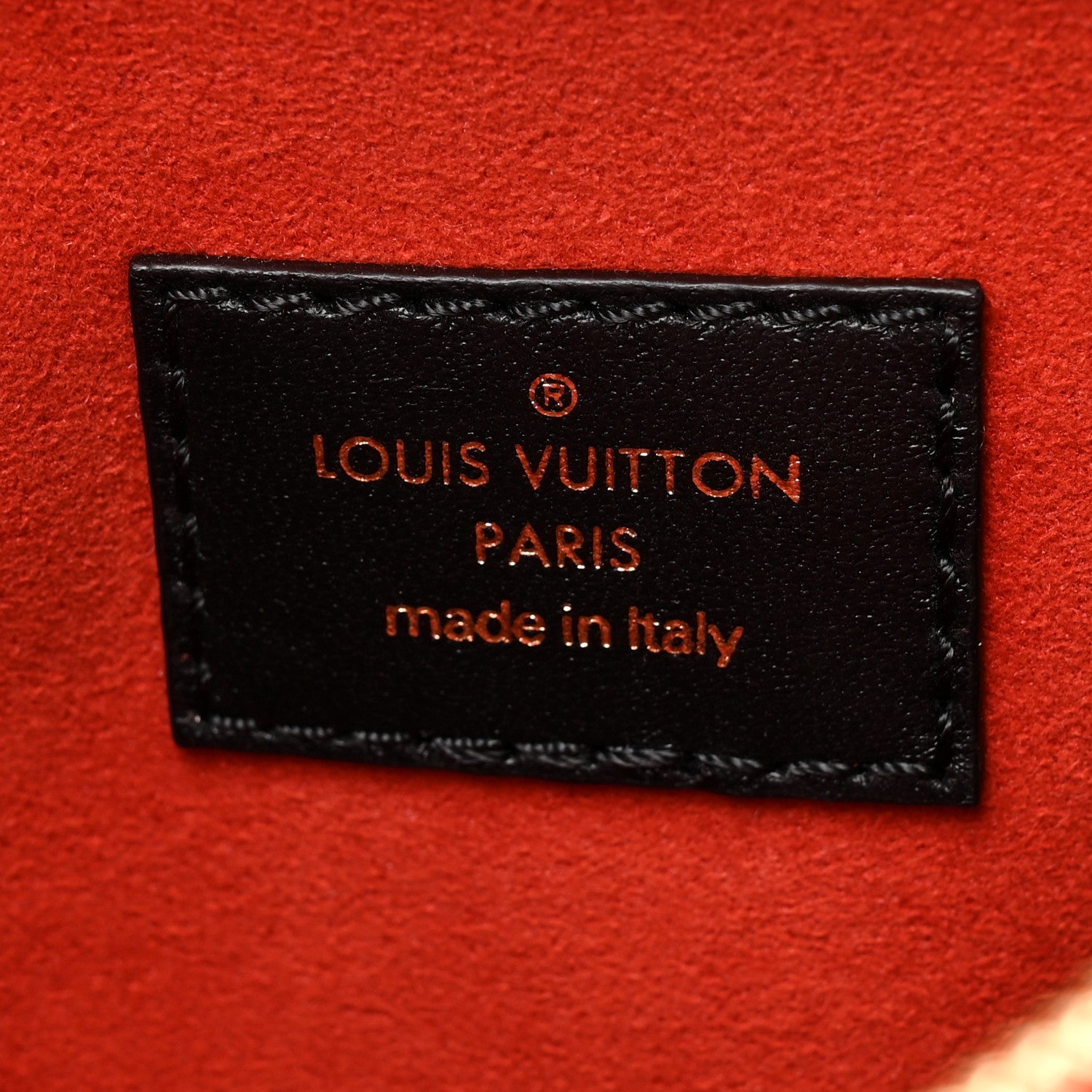 Louis Vuitton Lambskin Embossed Monogram Coussin BB Black 5 of 8