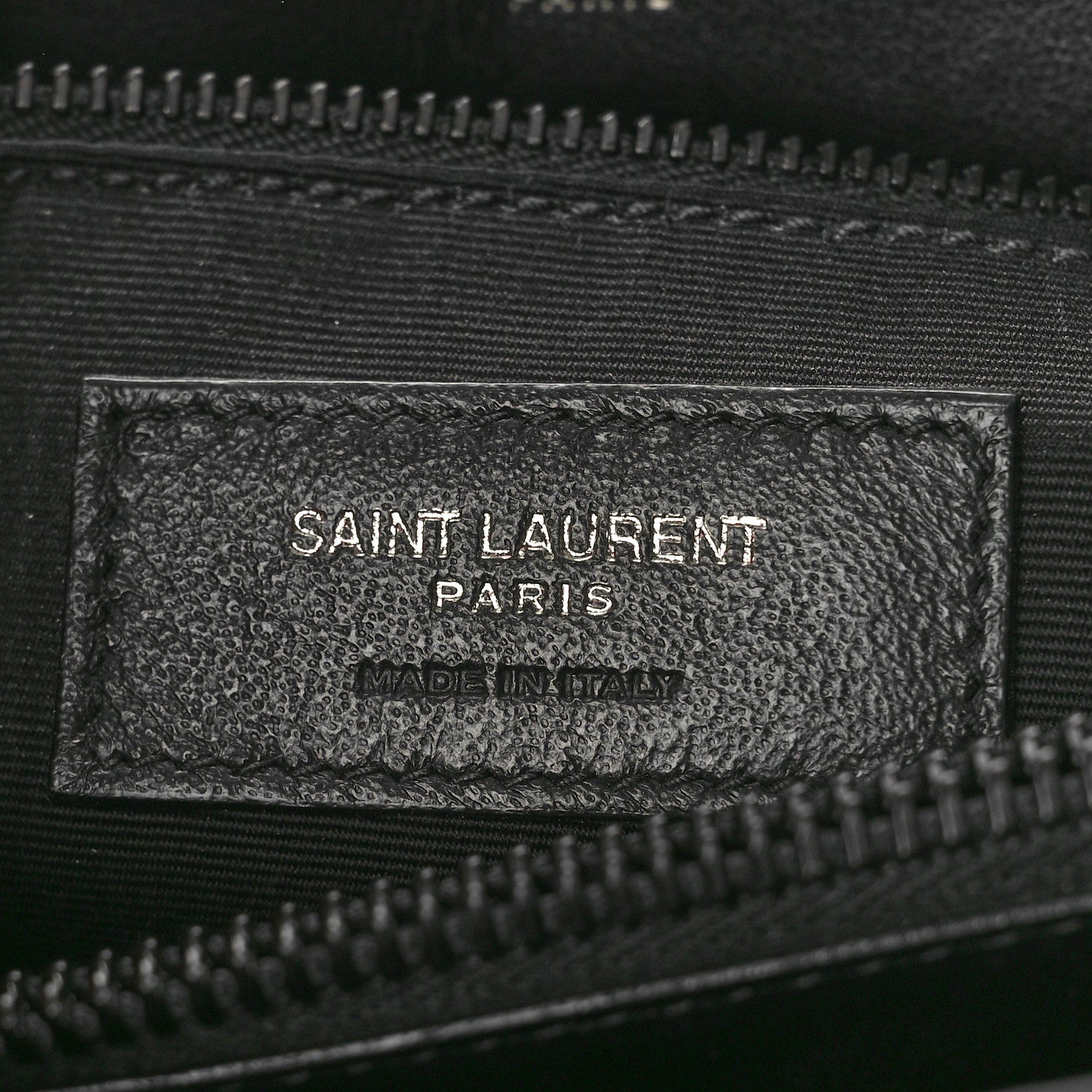 Saint Laurent Calfskin Y Quilted Monogram Monochrome Medium Loulou Chain Satchel Black 7 of 11