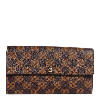 Louis Vuitton Damier Ebene Sarah Wallet 1 of 7