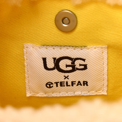 Telfar X UGG Crinkle Patent Shearling Small Shopping Bag Taxi 6 of 10