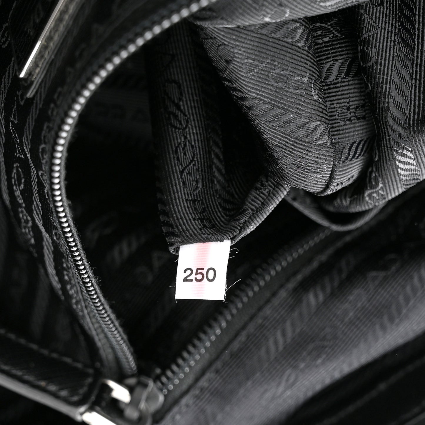 Tessuto Nylon Saffiano Carry On Travel Bag Black