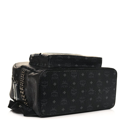 MCM Visetos Medium Side Studs Stark Backpack Black 3 of 14