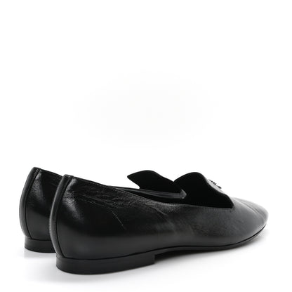 Chanel Lambskin CC Loafers 41 Black 8 of 19