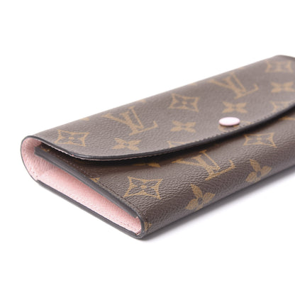 Louis Vuitton Monogram Emilie Wallet Rose Ballerine 5 of 9