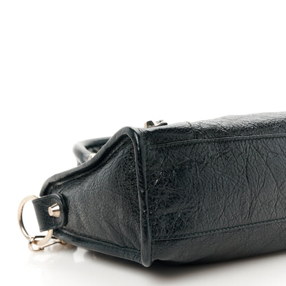 Balenciaga Agneau Classic Silver Hardware Mini City Black 10 of 11