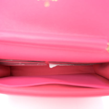 Chanel Caviar Quilted Wallet on Chain WOC Fuchsia 5 of 14