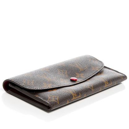 Louis Vuitton Monogram Emilie Wallet Red 4 of 8