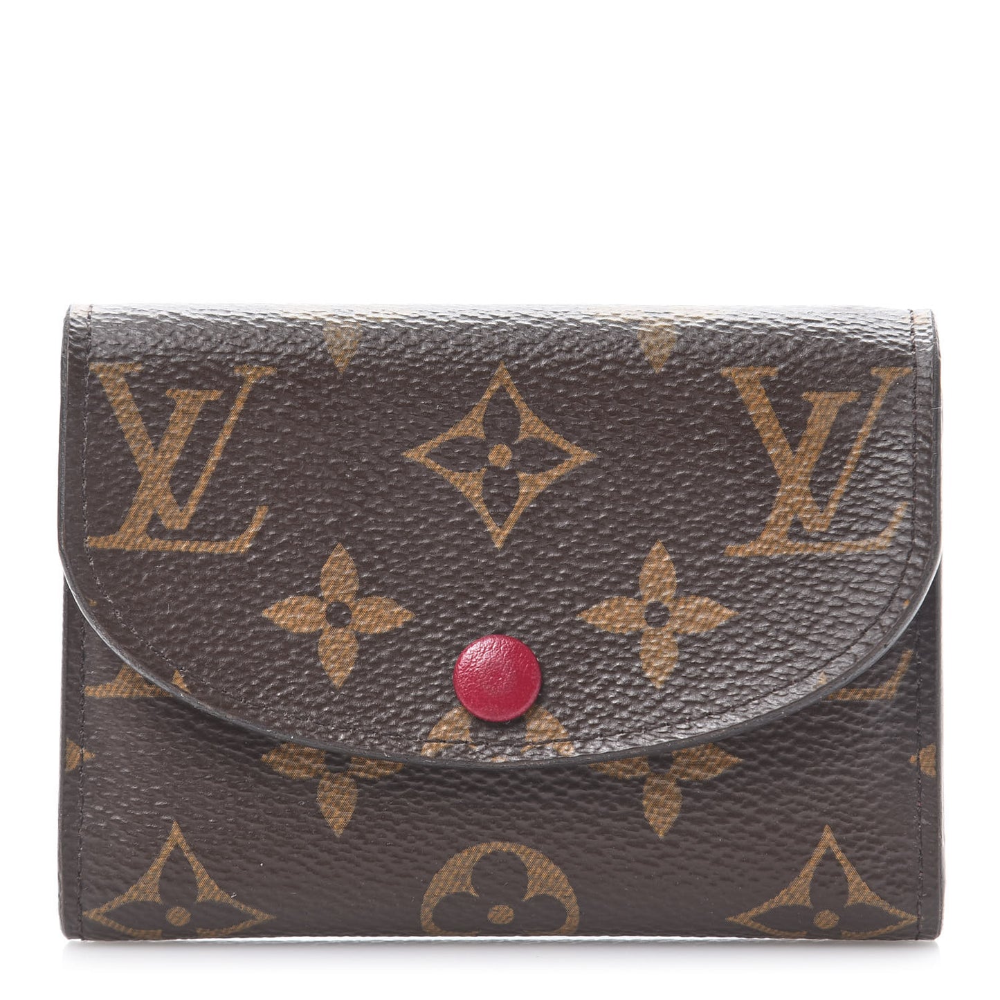 Monogram Rosalie Coin Purse Fuchsia